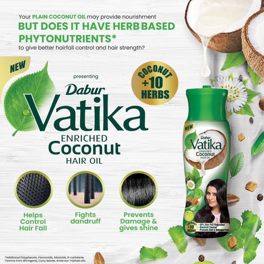Vatika coconut top hair oil