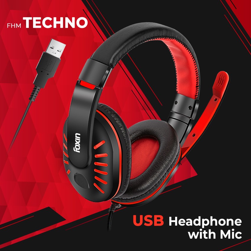 Foxin FHM TECHNO Wired Gaming Headset Price in India Buy Foxin