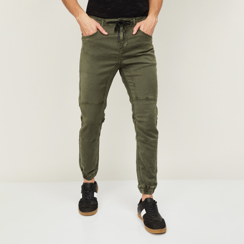 Green jogger jeans store