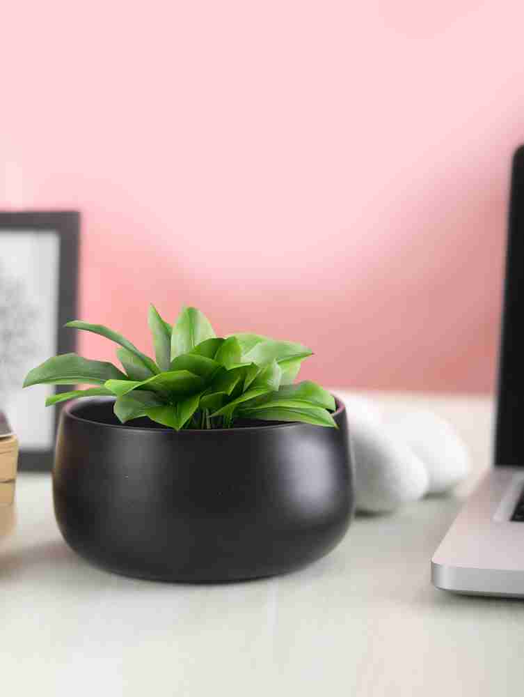 Flower pot discount on dining table