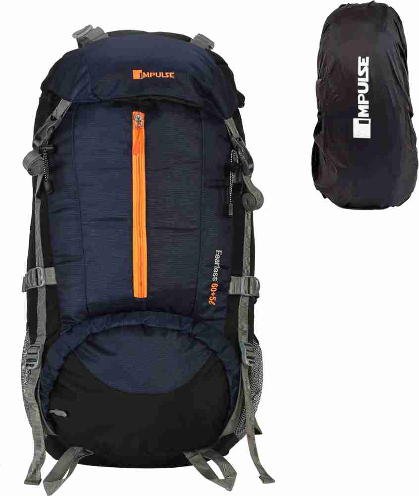 Impulse unisex blue outlet 65 litres rucksack