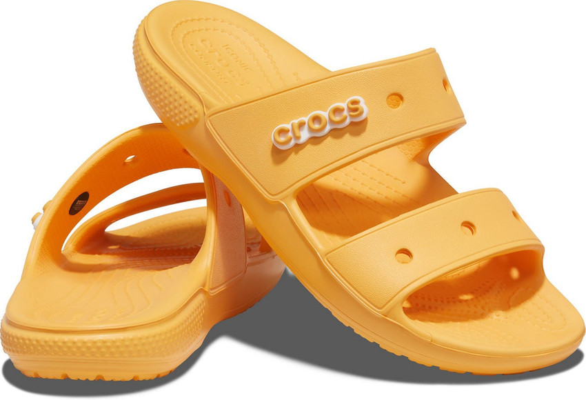 Crocs sales yellow slides