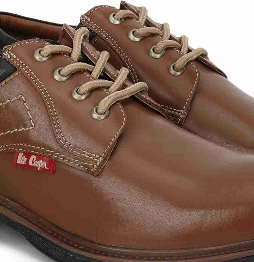 Lee cooper tan casual on sale shoes