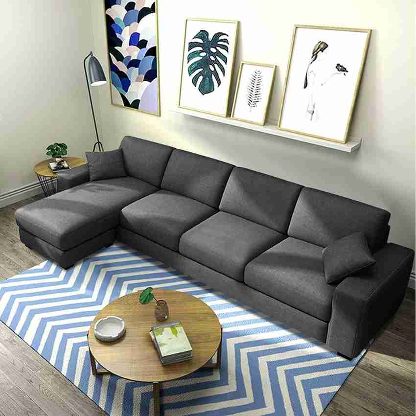Grey 5 hot sale seater sofa