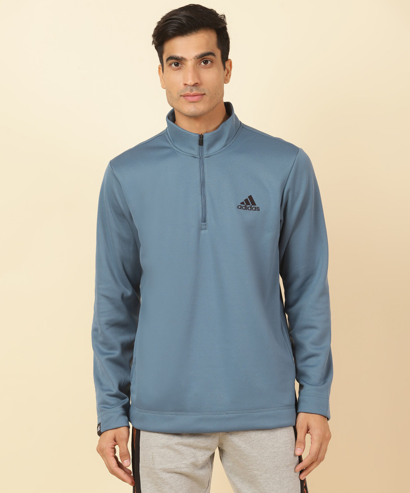 Adidas full sleeve solid men's sweatshirt new arrivals
