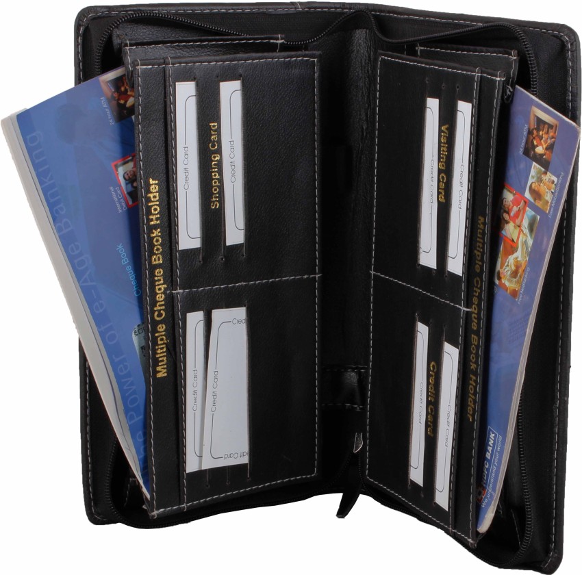 Checkbook and Credit Card Organizer Wallet