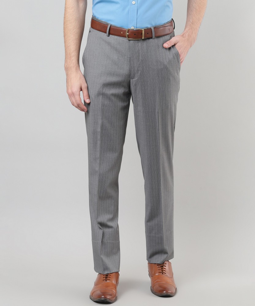 Buy Grey Trousers & Pants for Men by LOUIS PHILIPPE Online