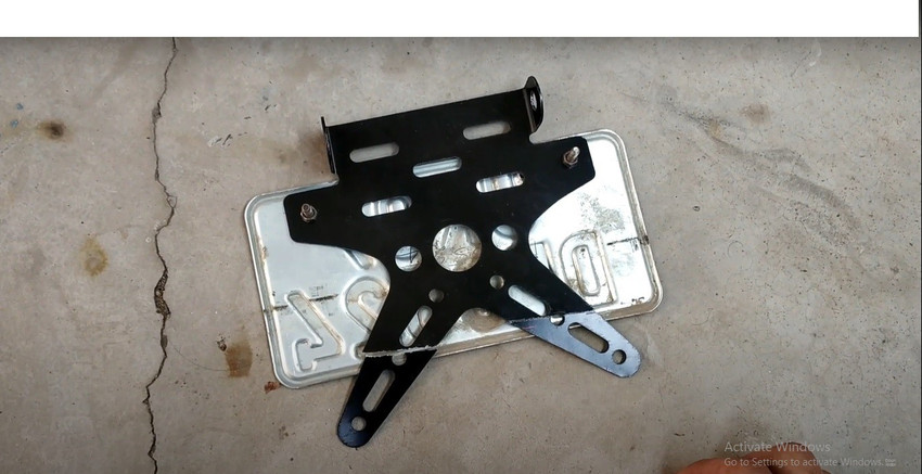 Passion pro front number sales plate stand