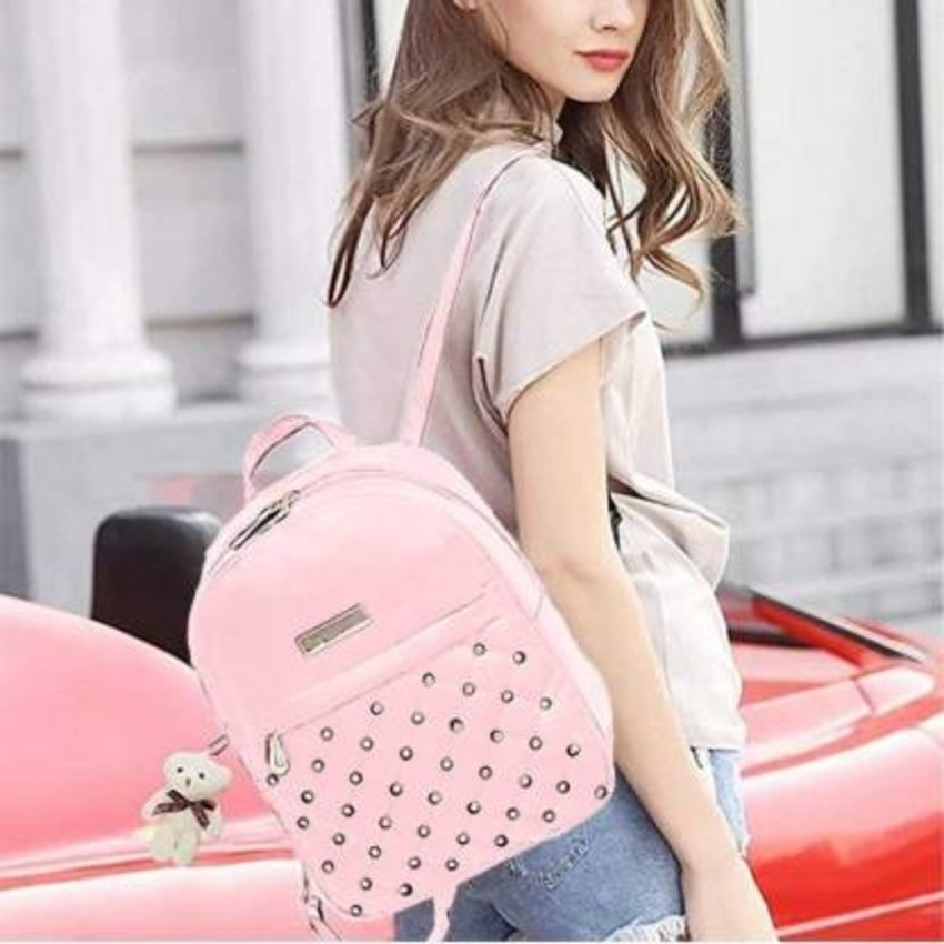 Clinch Small Backpack College Bag For Girl 8 L Backpack pink Price in India Flipkart