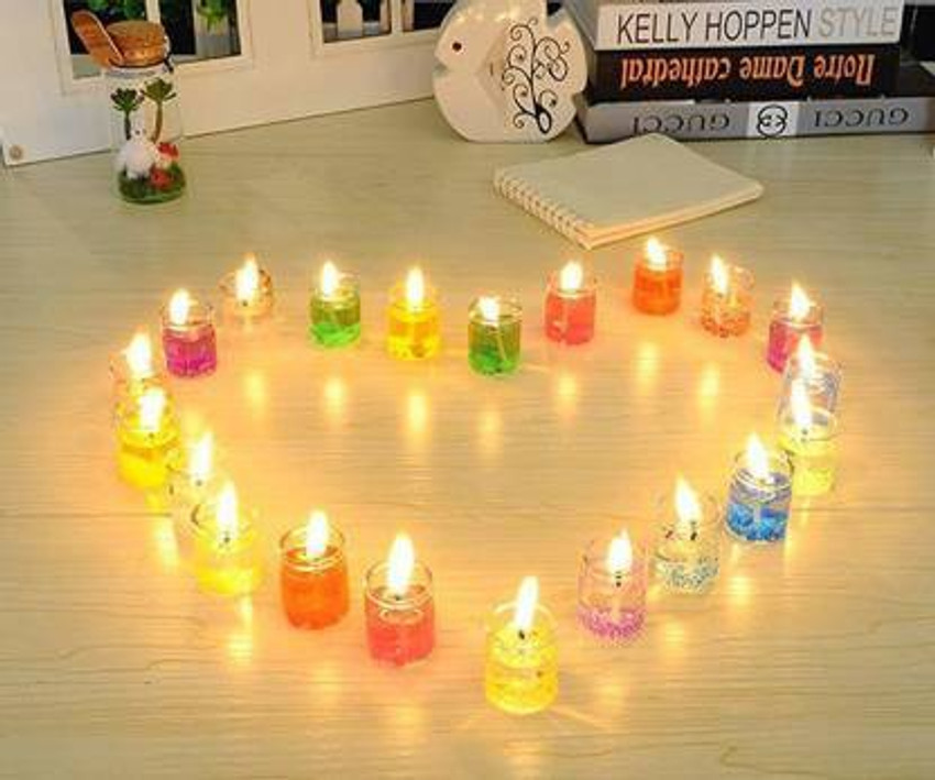 Led sale gel candles