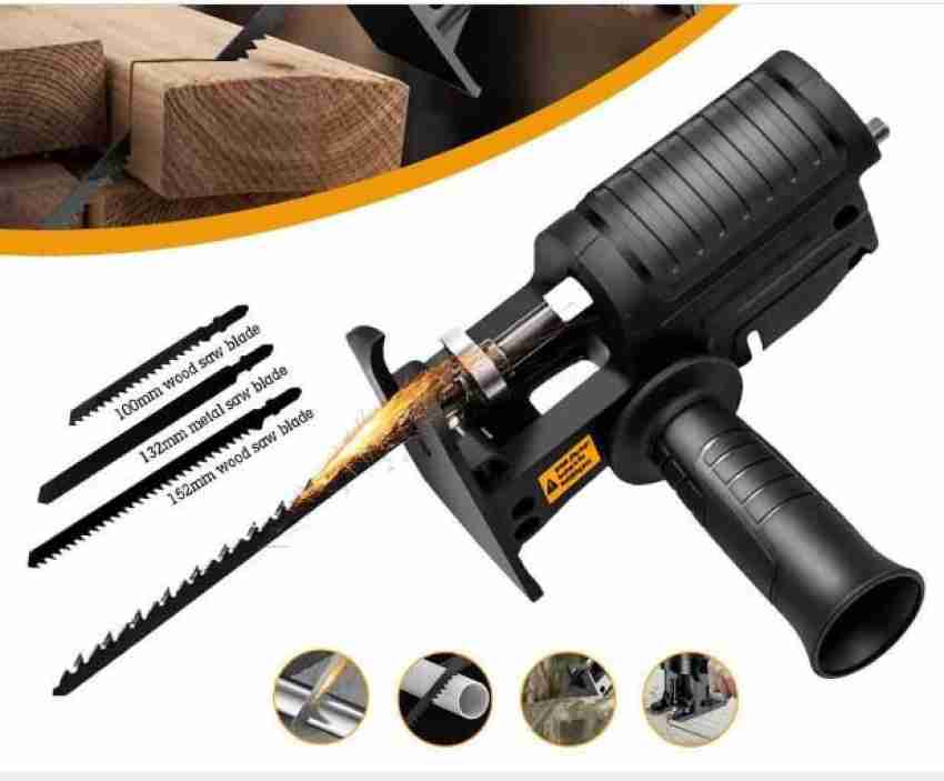 Portable Reciprocating Saw Adapter Electric Drill Modified Electric JigSaw  Power Tool Wood Cutter Machine Attachment with