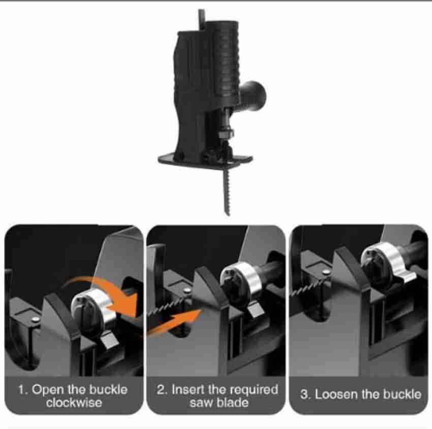 A S TOOLSHOP Reciprocating Saw Adapter Electric Drill Modified Saw