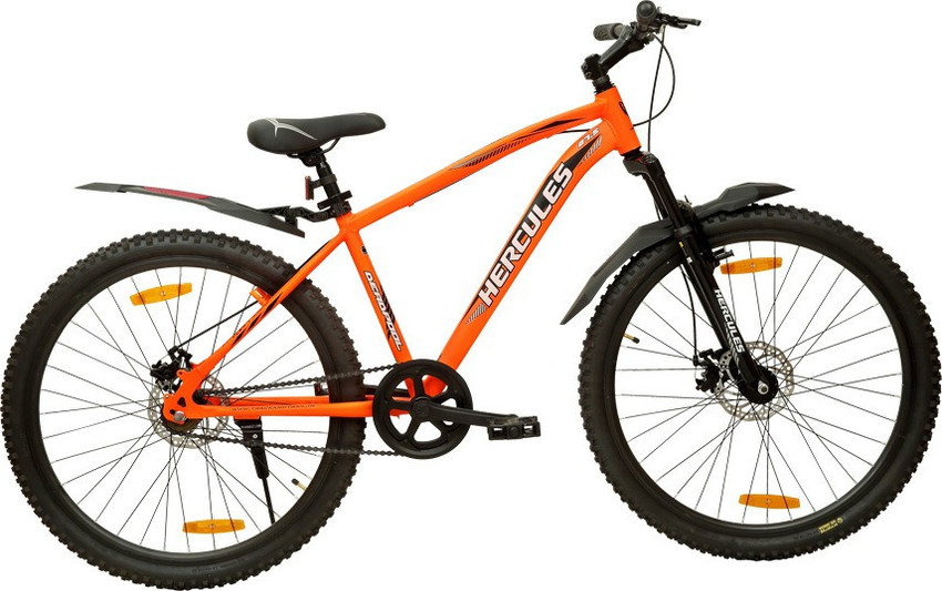 Orange colour gear cycle hot sale