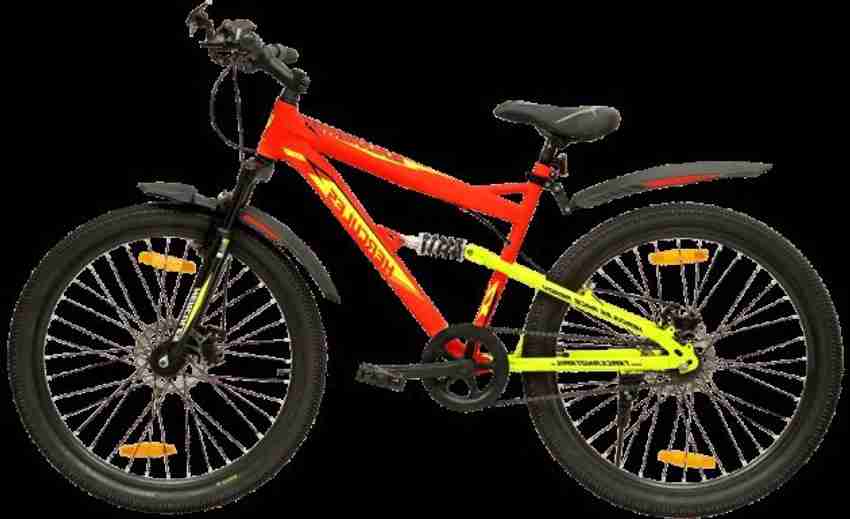 HERCULES BlackHunter ZX DX2 26T Neon Red 26 T Mountain Cycle Price