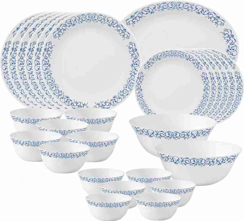LAOPALA Pack of 27 Opalware Ivory Royale Arch 27 Pcs Dinner Set Price in India Buy LAOPALA Pack of 27 Opalware Ivory Royale Arch 27 Pcs Dinner Set online at Flipkart