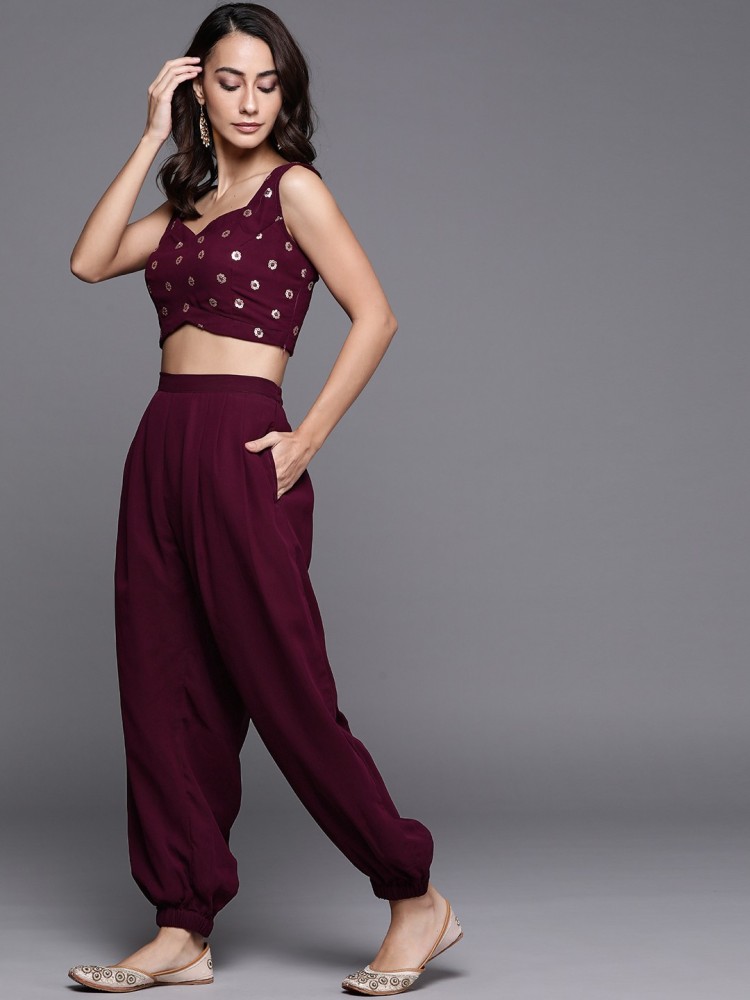 Salwar and hotsell crop top