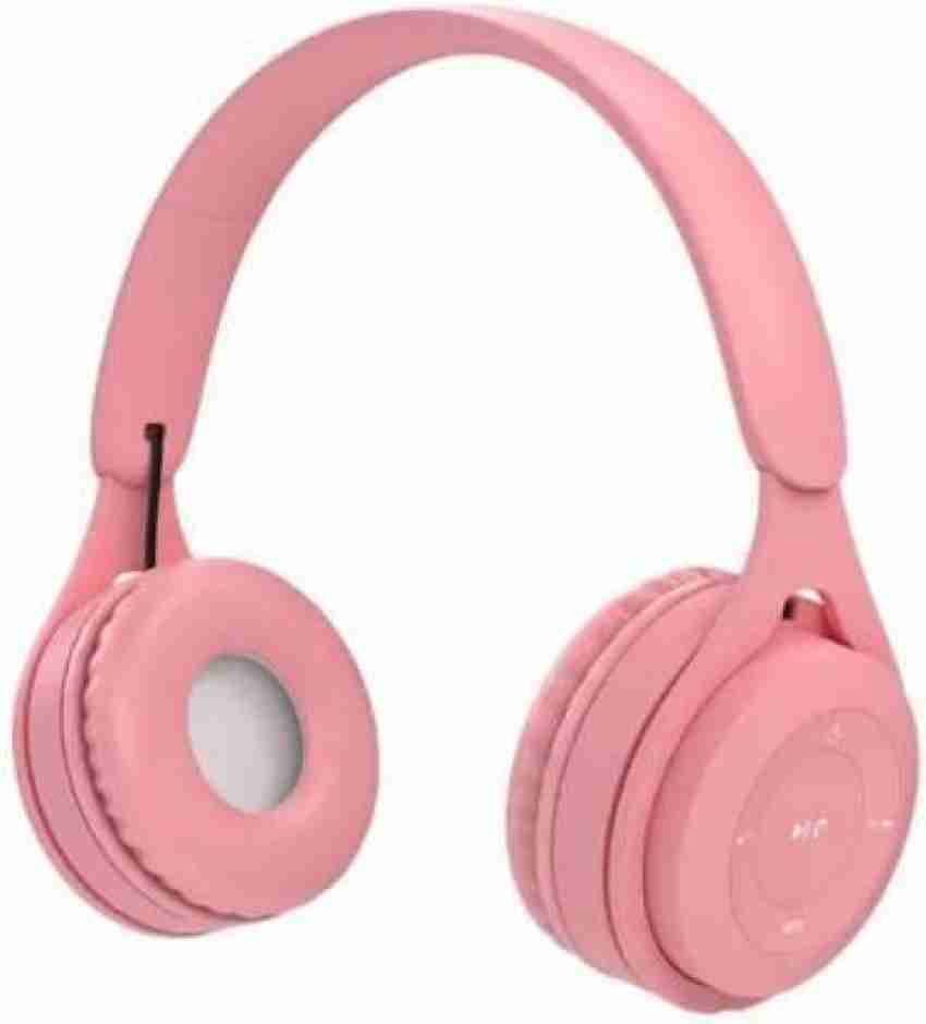 Wireless bluetooth headphones online pink