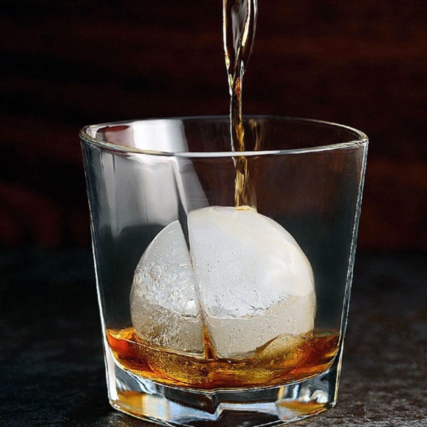 2xICE Balls Maker Round Sphere Tray Mold Whiskey Bourbon Ball