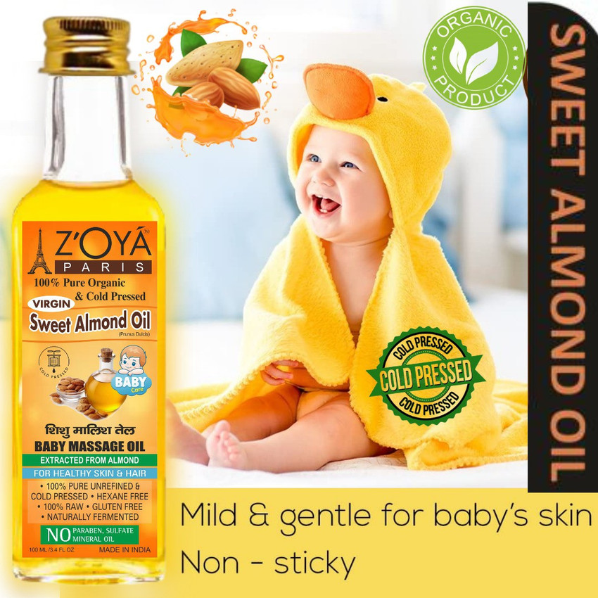Cold pressed almond best sale oil for baby
