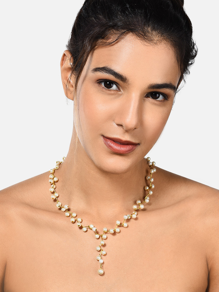 Zaveri pearls choker necklace deals