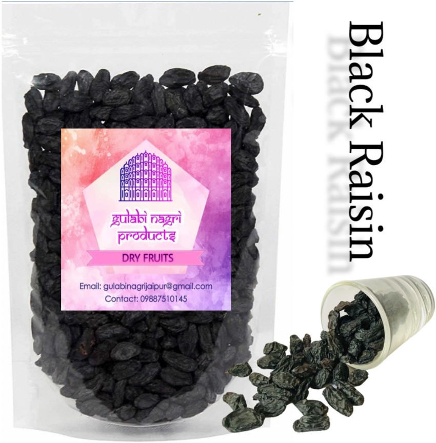 Buy GO GRASS Premium Afghani (Seedless) Black Raisins 450 GM