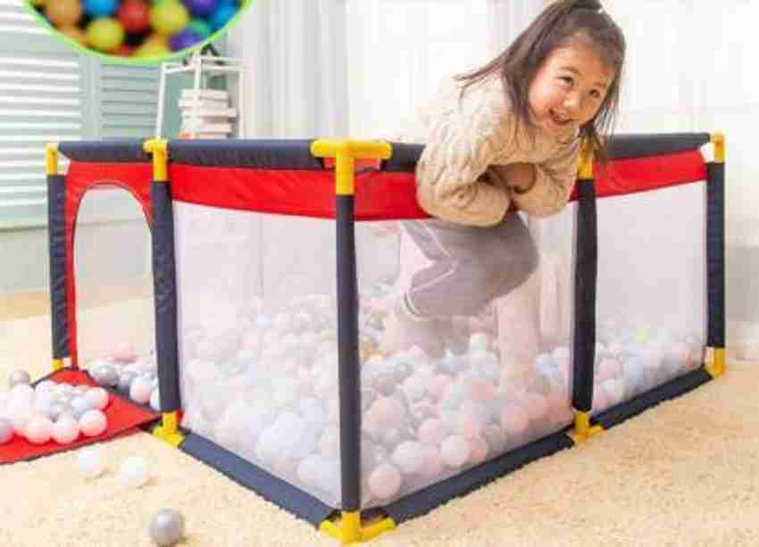 Childhood Premium Jumbo Ball Pool With 100 Soft Colourful Ball Pits DIY King Size Recommended For 1 3 Year Kids Boys Girls Premium Jumbo Ball Pool With 100 Soft