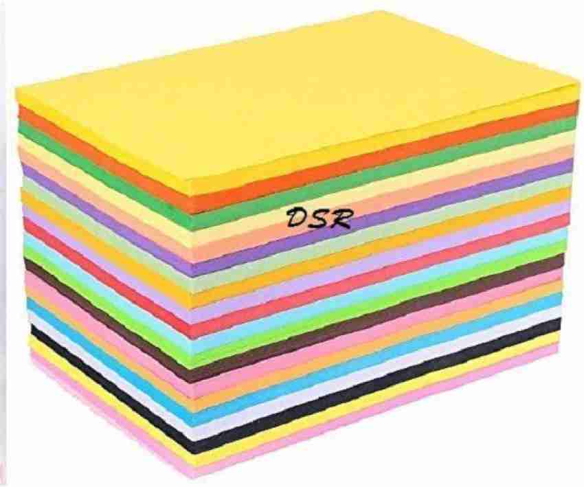 DSR A4 Color Paper (20 Sheets (180-240 GSM) Orange) : : Office  Products