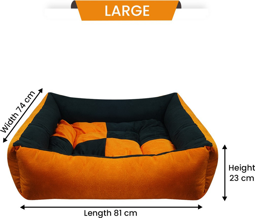 MUFFIN MOLLY Ultra Soft Rectangular Reversible Bed for Dog and