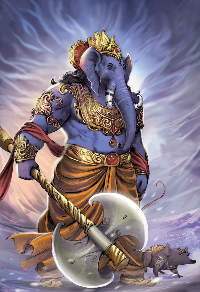 Ganesh Ganpati - Angry Ganpati Wallpaper Download | MobCup