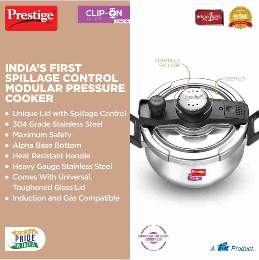 Prestige stainless steel kadai pressure online cooker