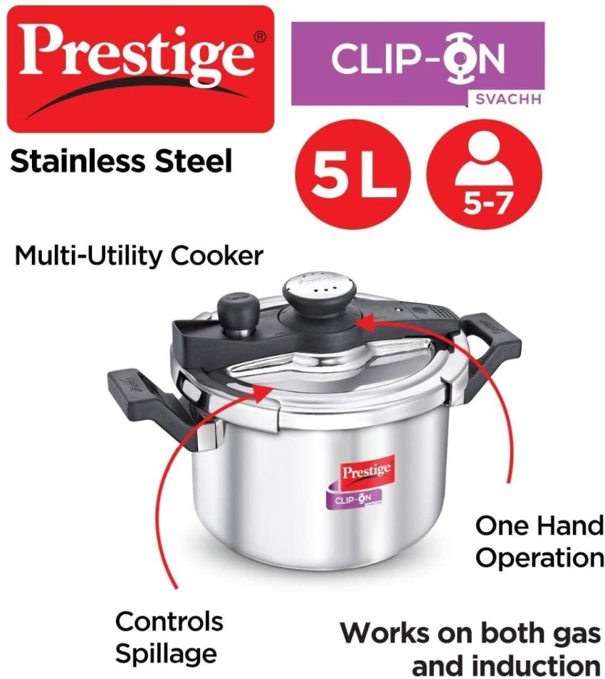 Prestige 5 L Induction Bottom Pressure Cooker Price in India Buy