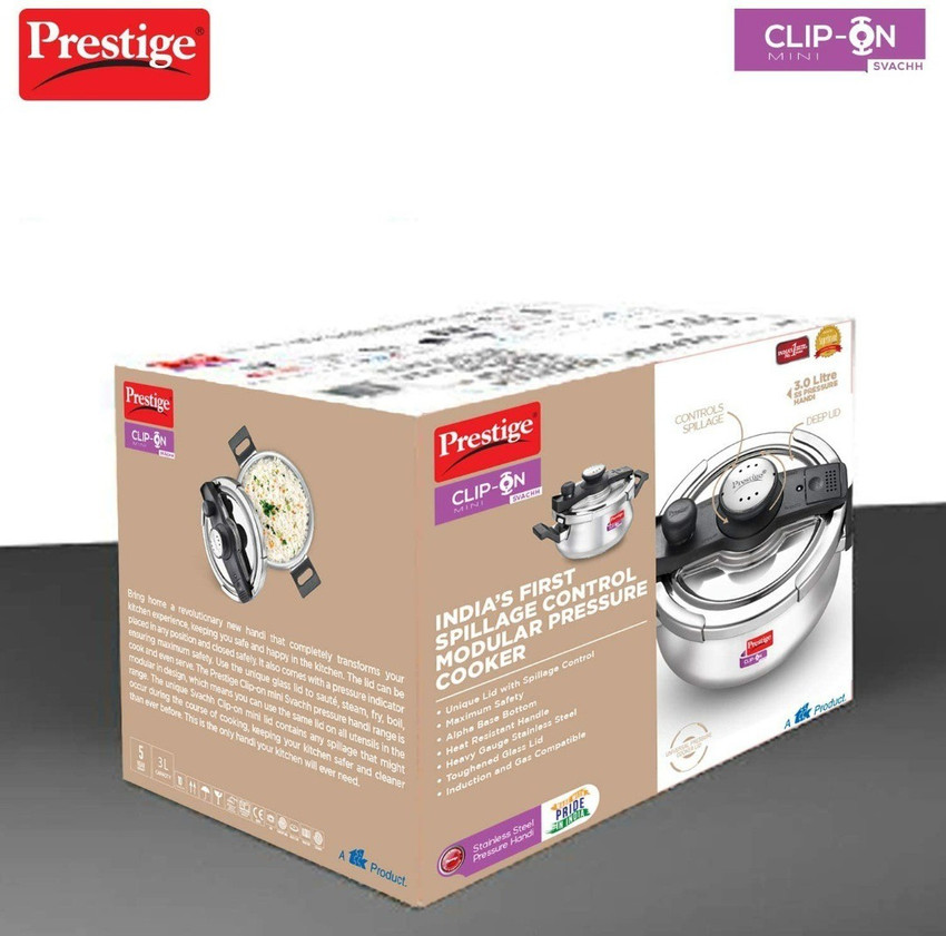 Prestige clip on hotsell mini 3 litre price