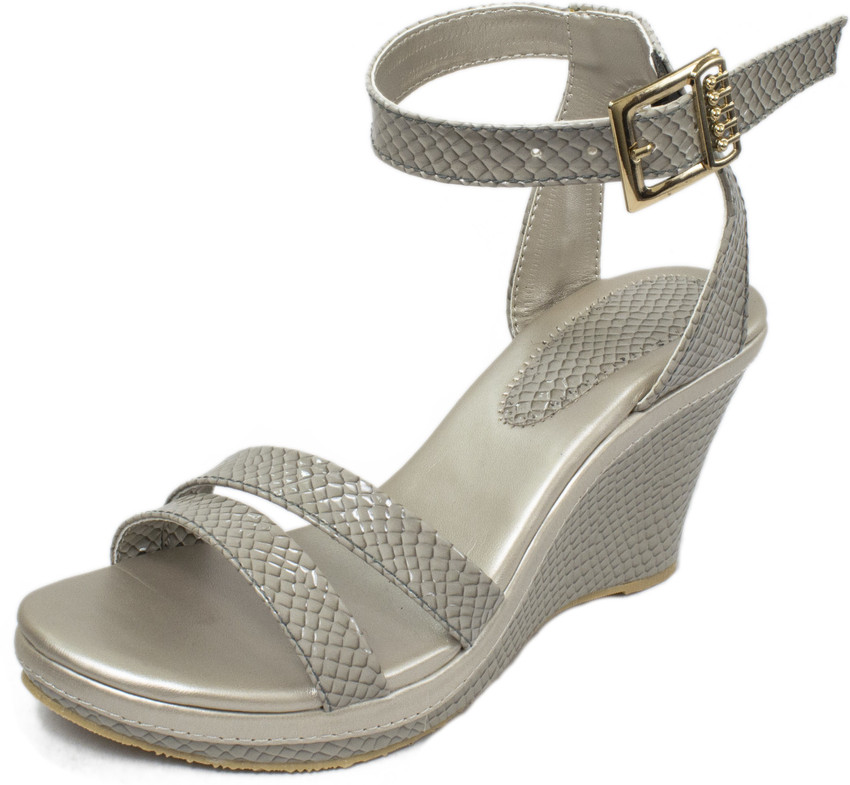 Cinderella Shoes Women Grey Wedges Buy Cinderella Shoes Women