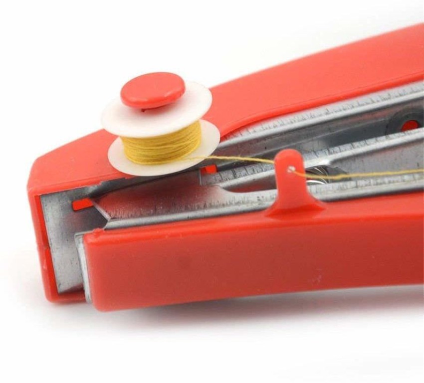 Manual Stitch Stapler Machine Pocket Portable Mini Sewing Cordless