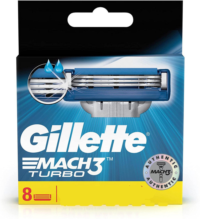Gillette Mach3 Turbo 替え刃 8個入り　12箱セット。 Gillette Mach3 Turbo 替え刃 8個入り12箱セット。