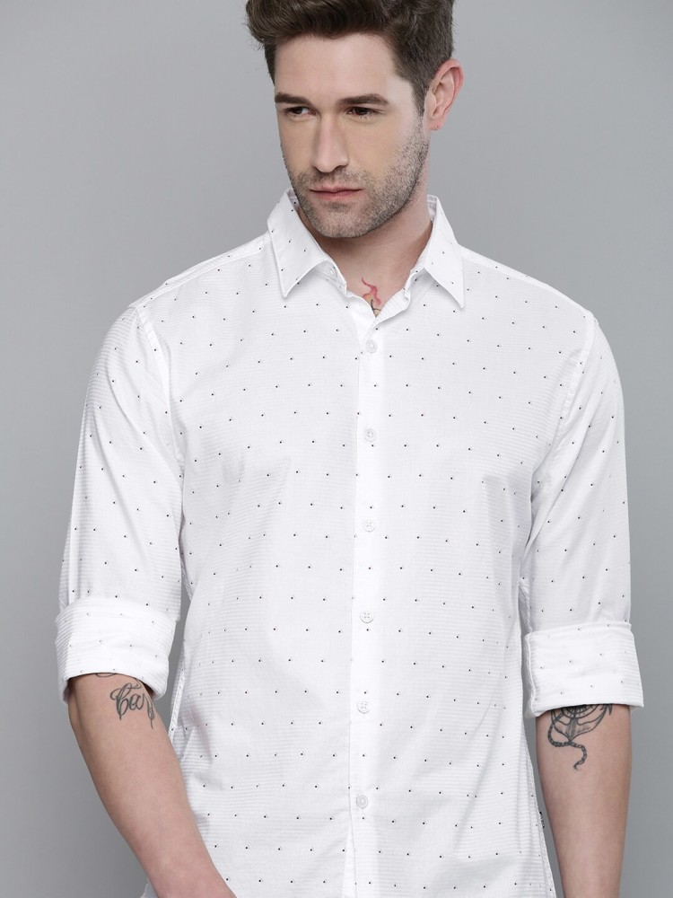 LEVI S Men Polka Print Casual White Shirt Buy LEVI S Men Polka Print Casual White Shirt Online at Best Prices in India Flipkart