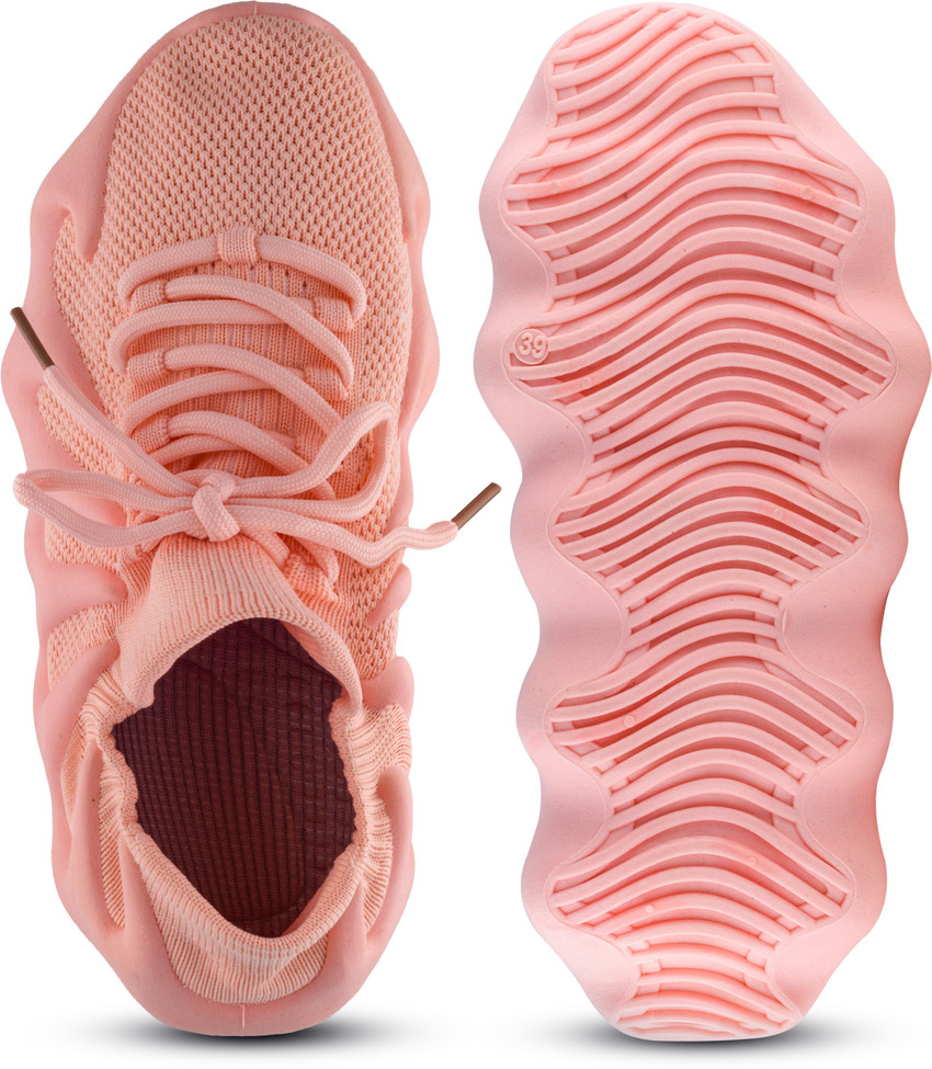 pink yeezys womens