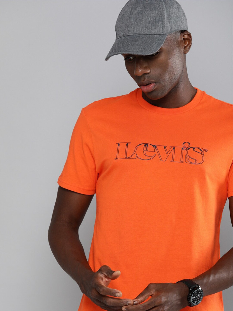 Levi's orange sales t shirt