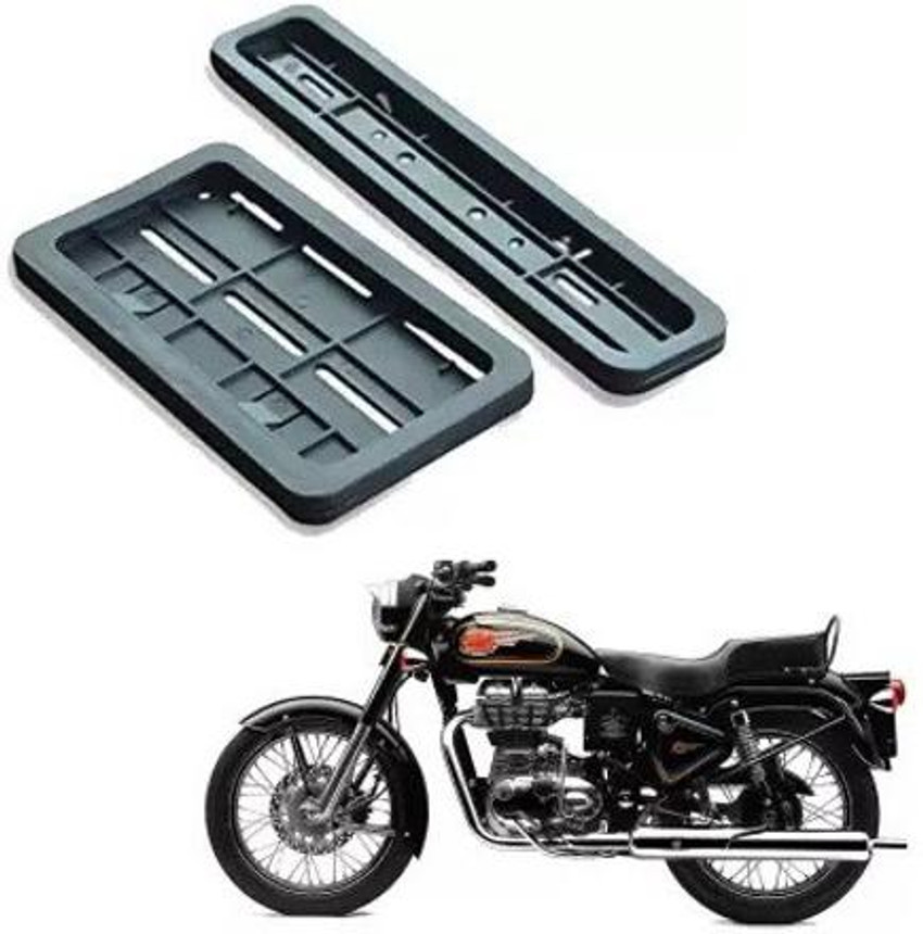 WHEETOYKART Front and Back Bike Number Plate Plastic Frame