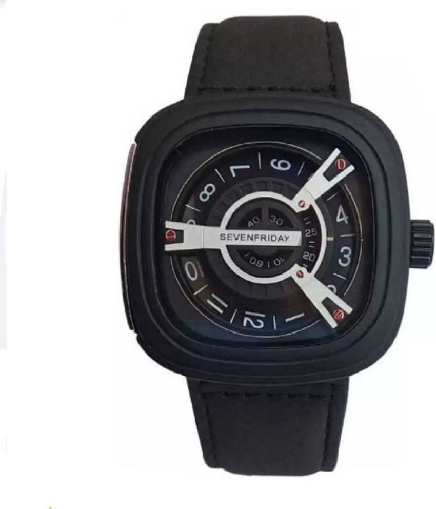 TIMEMORE Fashion Formal Seven Friday watch Black Colour Strap