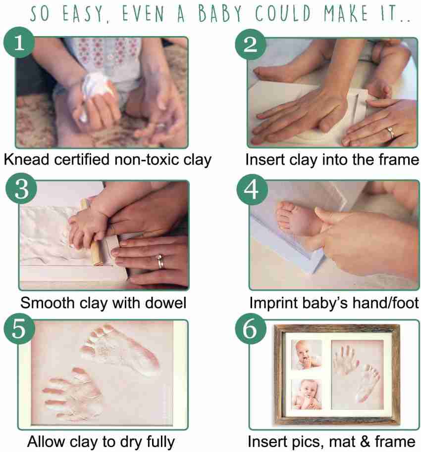 Baby clay outlet handprint kit argos