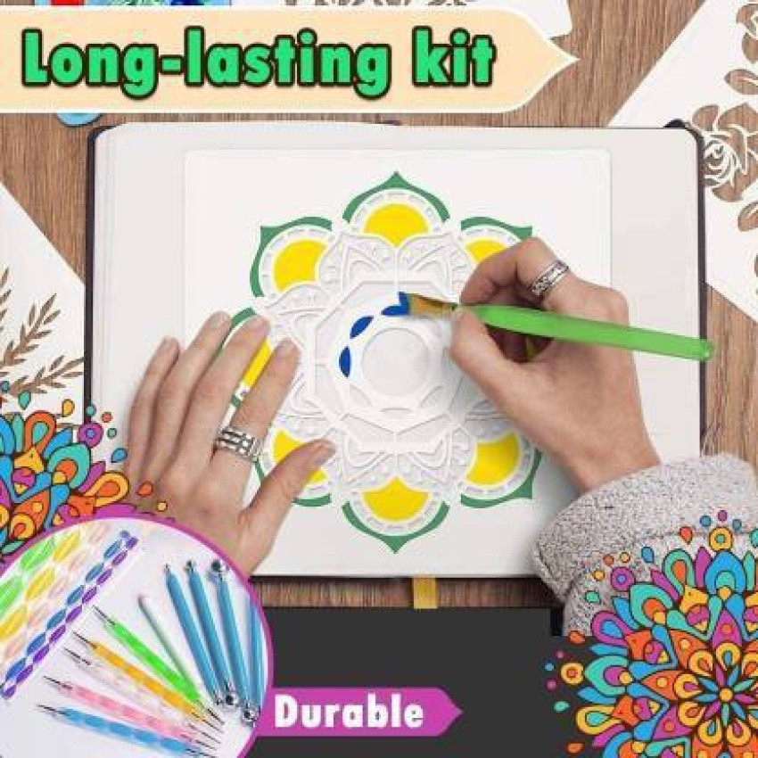 Mandala Dotting Stencils Tools Set at Rs 850/piece, स्टैंसिल in Mumbai