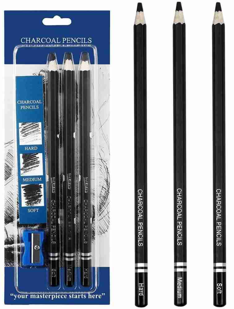 6Pcs drawing eraser pencil Eraser Charcoal Pencils Graphite Pencil