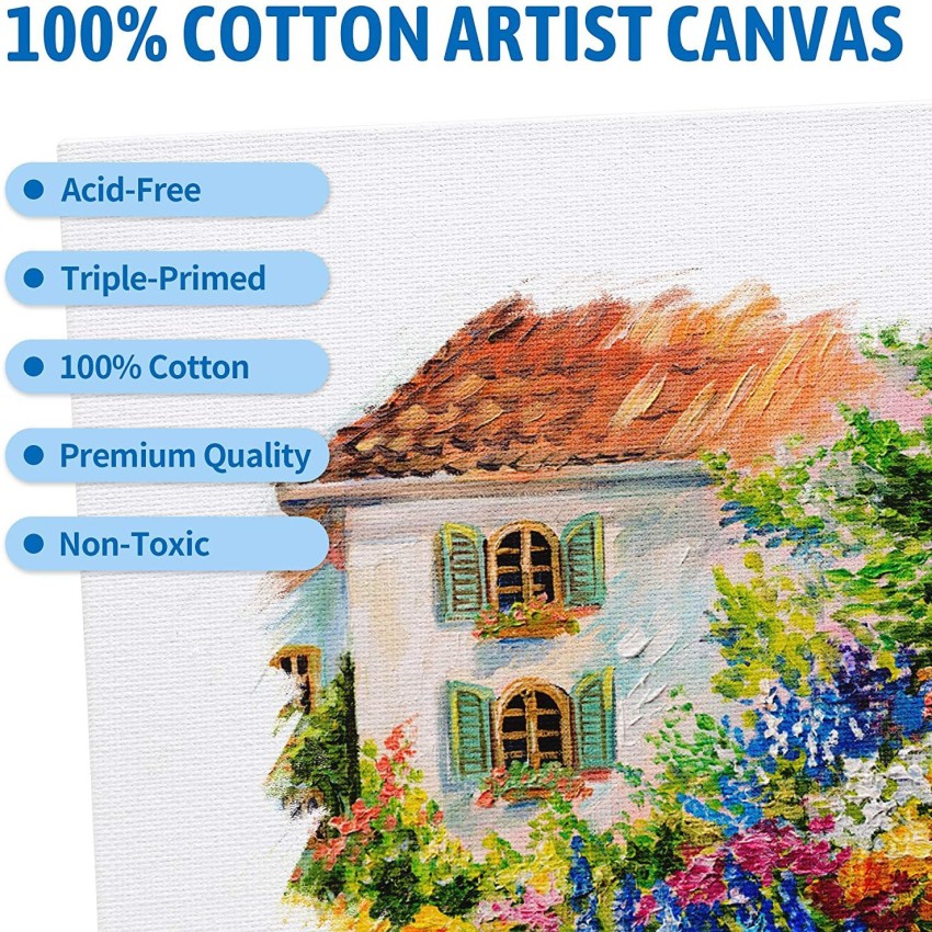 Canvas Boards for Painting, 42 Pack 5X7 Inch Small Canvases for Painting  Using A