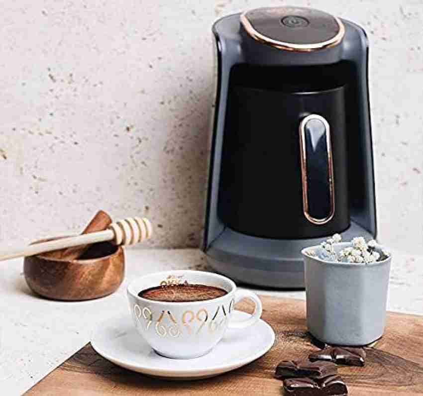 Turkish Coffee Maker Electric Turkish/Greek Coffee Machine Automatic  Turkish Coffee Pot with 3 Temperature Settings, Auto Touch Keypad BPA-Free