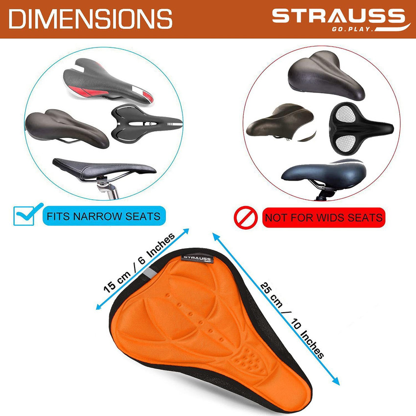 Bicycle seat sizes sales