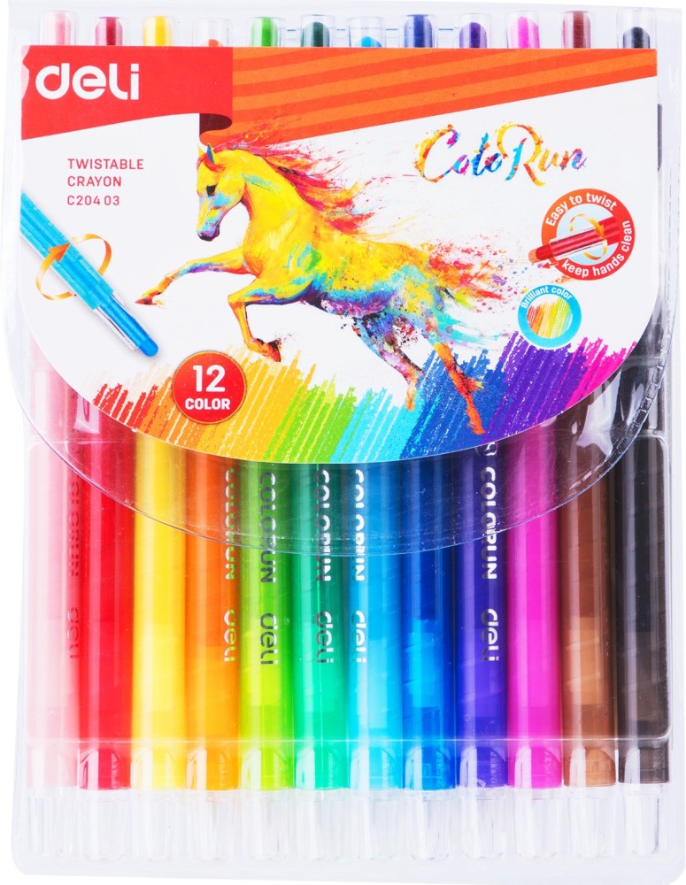 The Teachers' Lounge®  Crayons, Regular Size, 24 Colors Per Box, 12 Boxes