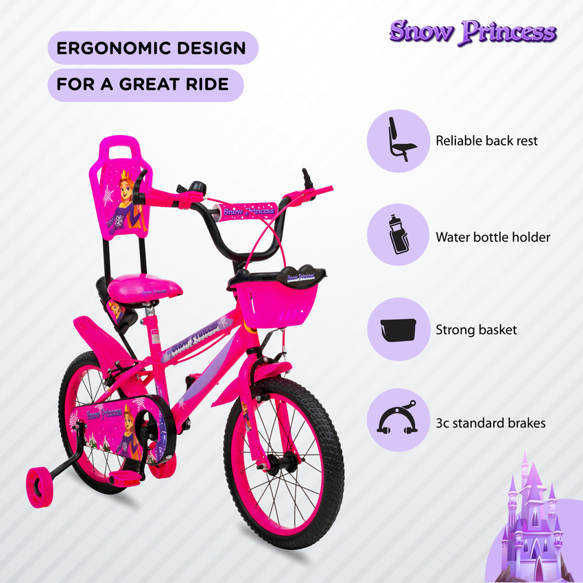 Miss Chief Snow Princess 85 Assembled Kids Bicycle For 4 to 7