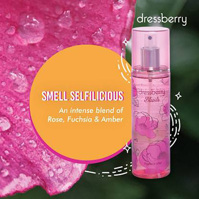 Dressberry Blush Clush and Ivory Combo Body Mist For Women