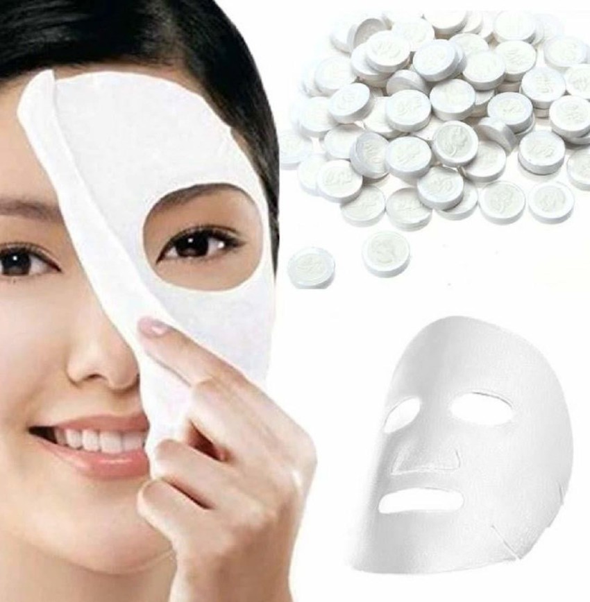 Facial paper outlet compress mask